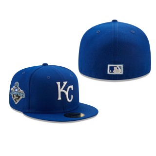 Kansas City Royals 2015 World Series Champions Sky Blue Undervisor 59FIFTY Fitted Hat Royal
