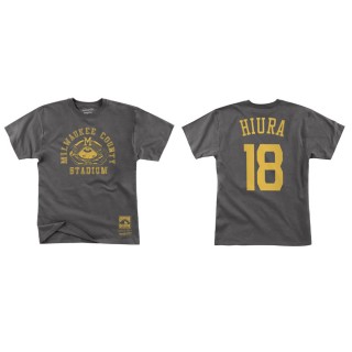 Keston Hiura Milwaukee Brewers Stadium Series T-Shirt