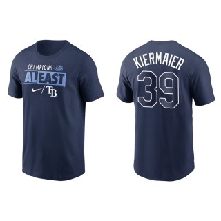 Kevin Kiermaier Rays Navy 2021 AL East Division Champions T-Shirt