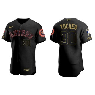 Kyle Tucker Houston Astros Salute to Service Black Jersey