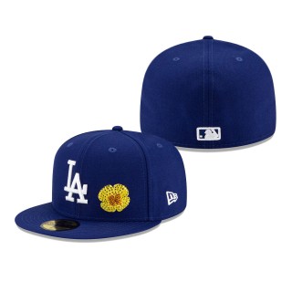 Los Angeles Dodgers Crystal Icons Rhinestone 59FIFTY Fitted Hat Royal