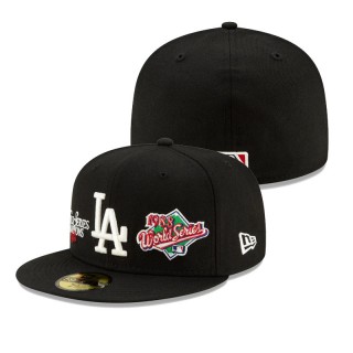 Los Angeles Dodgers 1988 World Series Champions 59FIFTY Fitted Cap Black