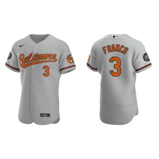 Maikel Franco Orioles Gray Authentic 30th Anniversary Jersey