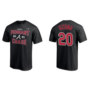 Marcell Ozuna Atlanta Braves Black 2021 Division Series Winner Locker Room T-Shirt