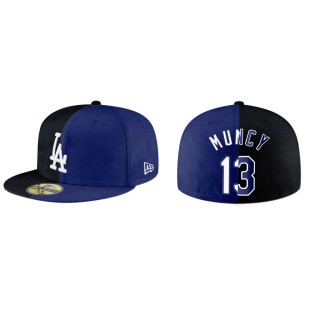 Max Muncy Los Angeles Dodgers Black Royal Split Hat