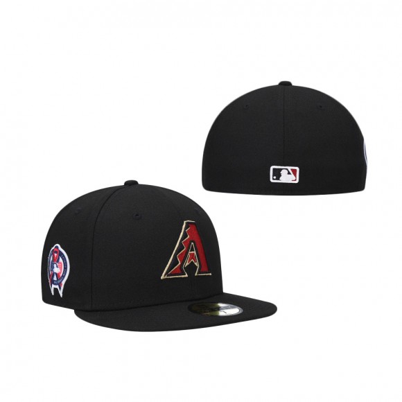 Arizona Diamondbacks New Era 9/11 Memorial Side Patch 59FIFTY Fitted Hat Black