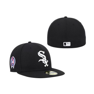 Chicago White Sox New Era 9/11 Memorial Side Patch 59FIFTY Fitted Hat Black