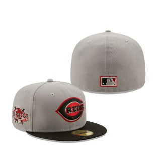 Cincinnati Reds 2015 Mlb All-Star Game Red Undervisor Fitted Hat Gray Black