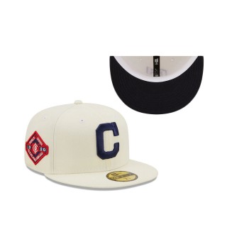 Cleveland Indians New Era 1920 World Series Chrome Alternate Undervisor 59FIFTY Fitted Hat Cream