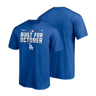 Dodgers Fanatics Branded Royal 2021 Postseason Locker Room T-Shirt