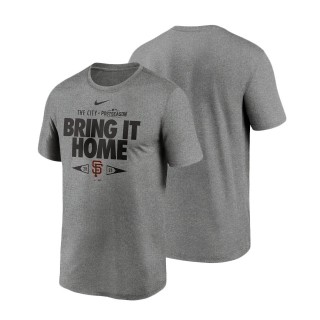 Giants Nike Gray 2021 Postseason Proving Grounds T-Shirt