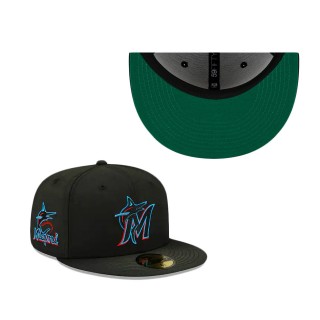 Miami Marlins Sun Fade Fitted Hat
