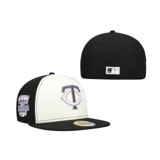 Minnesota Twins New Era 2014 All-Star Game Pink Undervisor 59FIFTY Fitted Hat Cream Black