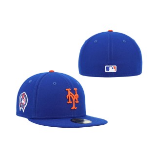 New York Mets New Era 9/11 Memorial Side Patch 59FIFTY Fitted Hat Royal