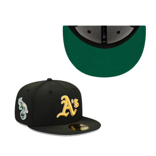 Oakland Athletics Sun Fade Fitted Hat