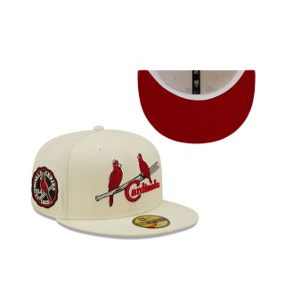St. Louis Cardinals New Era 1934 World Series Chrome Alternate Undervisor 59FIFTY Fitted Hat Cream