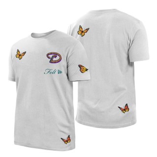 Arizona Diamondbacks x FELT White Butterfly T-Shirt