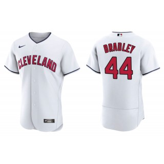 Men's Cleveland Indians Bobby Bradley White Authentic Alternate Jersey