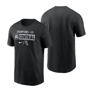 White Sox Black 2021 AL Central Division Champions T-Shirt