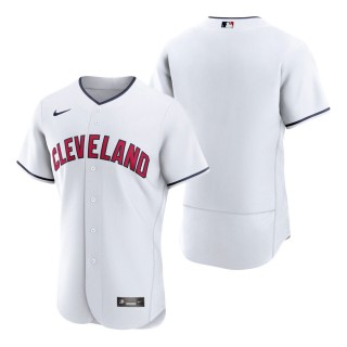 Men's Cleveland Indians White Alternate Authentic Jersey