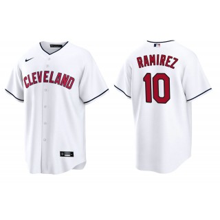 Men's Cleveland Indians Harold Ramirez White Replica Alternate Jersey