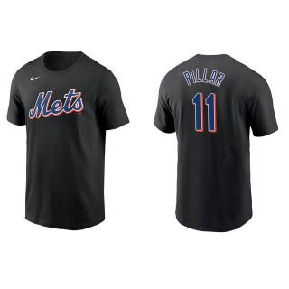 Men's New York Mets Kevin Pillar Black Name & Number T-Shirt