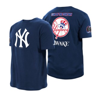 Men's New York Yankees x Awake NY Navy Subway Series Tee