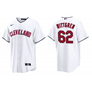 Men's Cleveland Indians Nick Wittgren White Replica Alternate Jersey