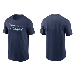 Men's Tampa Bay Rays Navy Name & Number T-Shirt