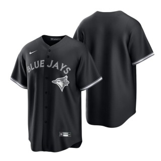 Men's Toronto Blue Jays Black White Replica Jersey