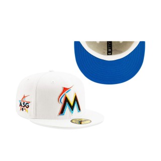 Miami Marlins 2017 MLB All-Star Game Undervisor 59FIFTY Fitted Hat White