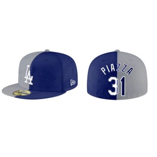 Mike Piazza Los Angeles Dodgers Gray Royal Split Hat