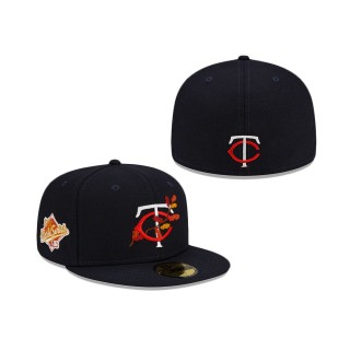 Men's Minnesota Twins Leafy Front 59FIFTY Fitted Hat
