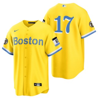 Nathan Eovaldi Red Sox Gold City Connect Replica Player Roberto Clemente Jersey