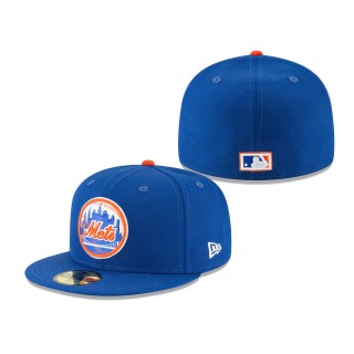 Mets Cooperstown Collection Logo 59FIFTY Fitted Hat Royal