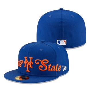 New York Mets City Nickname 59FIFTY Fitted Cap Royal