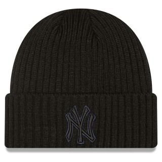 New York Yankees Core Classic Cuffed Knit Hat Black