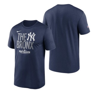 New York Yankees Nike Navy 2021 Postseason Dugout T-Shirt