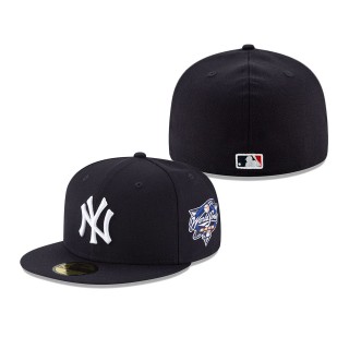 New York Yankees Side Patch 2000 World Series 59FIFTY Fitted Hat Navy