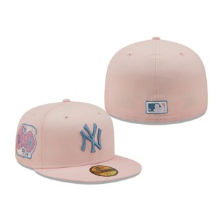 New York Yankees Subway Series Sky Undervisor 59FIFTY Fitted Hat Pink