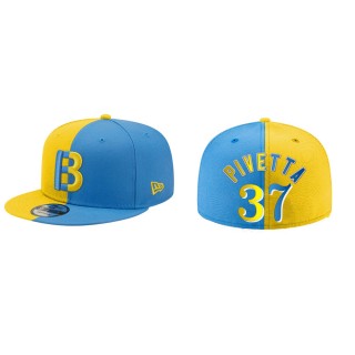 Nick Pivetta Red Sox Gold Blue City Connect Split 59FIFTY Hat