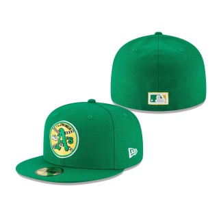 Athletics Cooperstown Collection Logo 59FIFTY Fitted Hat Green
