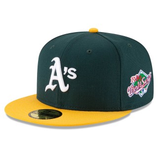 Athletics Side Patch 1989 World Series 59FIFTY Fitted Hat Green