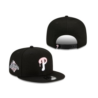 Philadelphia Phillies 2008 World Series Team Drip 9FIFTY Hat Black