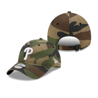 Philadelphia Phillies Woodland Core Classic 9TWENTY Adjustable Hat Camo