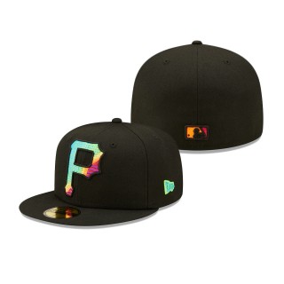 Pittsburgh Pirates Neon Fill 59FIFTY Cap Black