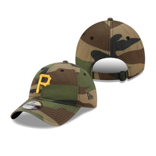 Pittsburgh Pirates Woodland Core Classic 9TWENTY Adjustable Hat Camo
