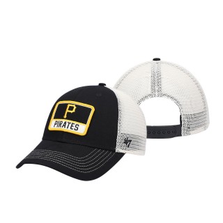 Pirates Youth Zoomer MVP Trucker Snapback Hat Black