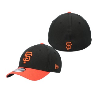San Francisco Giants Alternate Classic 39THIRTY Flex Hat Black Orange