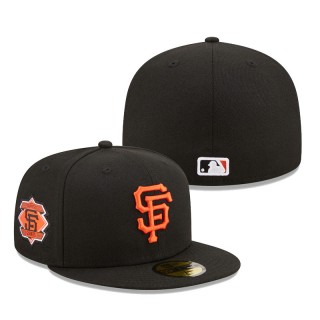 San Francisco Giants Logo Side 59FIFTY Fitted Cap Black